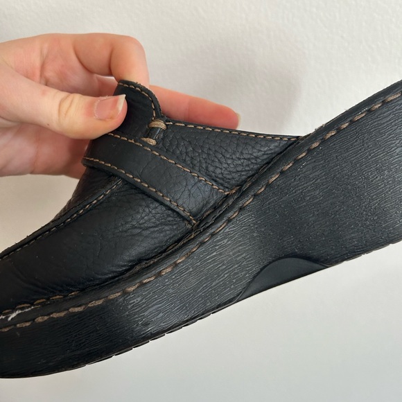 Leather rustic vintage clogs - Picture 11 of 16